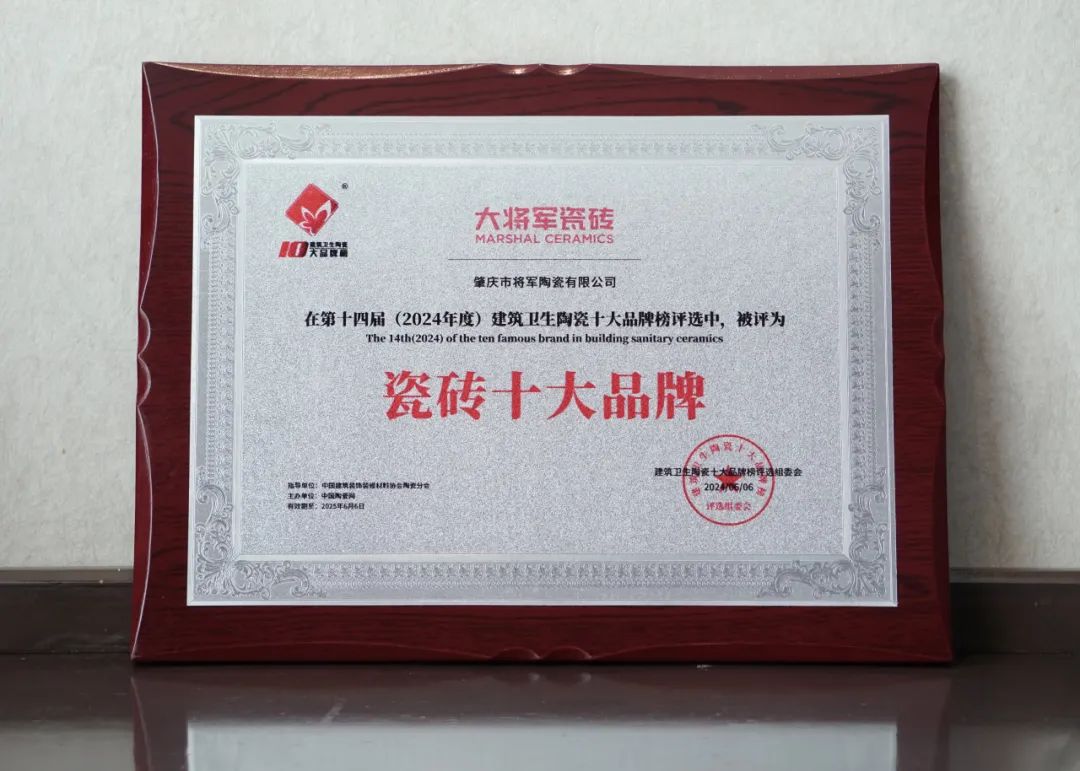 品牌標桿，綻耀不凡 ！恭喜大將軍瓷磚榮膺 “陶瓷一線(xiàn)品牌”、 “瓷磚十大品牌”兩大獎項(圖8)